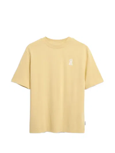 Armedangels Å Tarjaa Logo-print T-shirt In Yellow