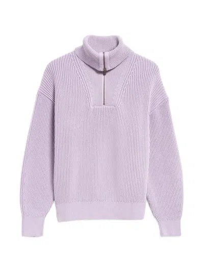 Armedangels Vanisé Rib-knit Sweater In Purple