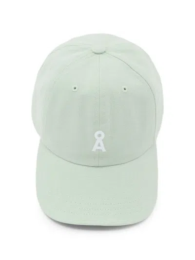 Armedangels Yenaas Bold Logo-embroidered Baseball Cap In Green