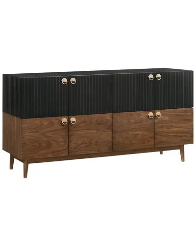 Armen Living Amigo Veneer And Walnut Wood Buffet