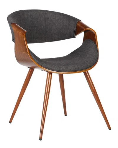 Armen Living Butterfly Dining Chair In Brown