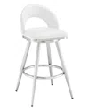 Armen Living Charlotte 26in Swivel Counter Stool