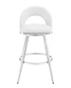 Armen Living Charlotte 26in Swivel Counter Stool
