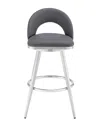 Armen Living Charlotte 30in Swivel Bar Stool