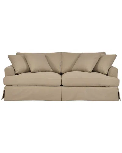 Armen Living Ciara 93in Upholstered Sofa In Neutral
