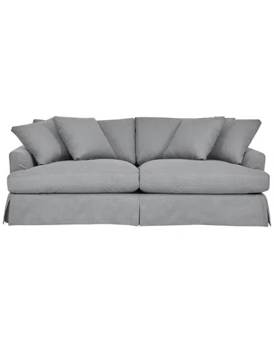 Armen Living Ciara 93in Upholstered Sofa In Grey