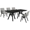 Armen Living Cortina And Varde 5pc Rectangular Dining Set