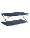 Armen Living Westlake Veneer Coffee Table In Black