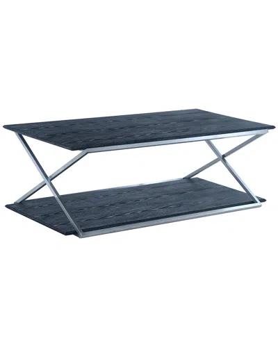 Armen Living Westlake Veneer Coffee Table In Black