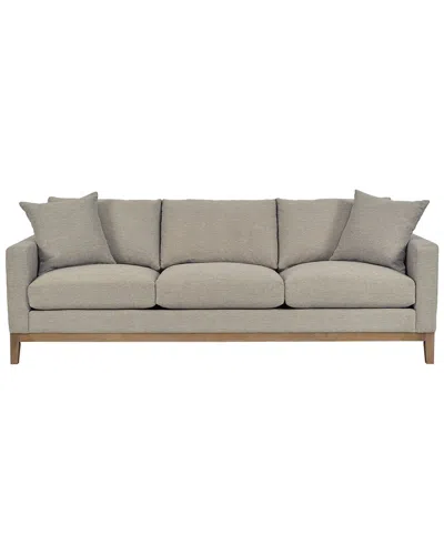 Armen Living Donna 93 Upholstered Sofa In Grey