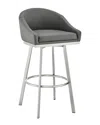 Armen Living Eleanor 30in Swivel Bar Stool
