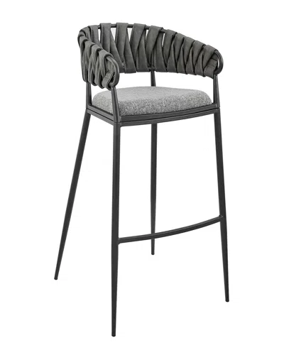 Armen Living Giovanni 26in Counter Stool In Gray