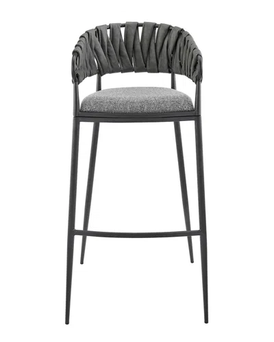 Armen Living Giovanni 26in Counter Stool In Animal Print