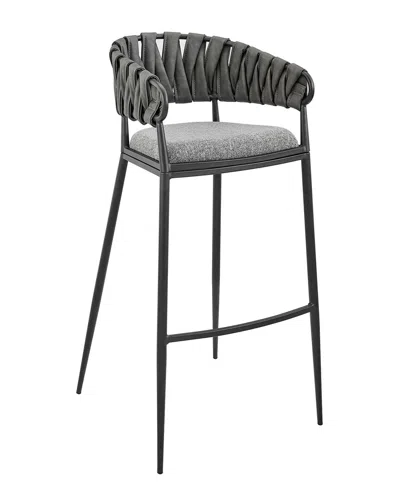 Armen Living Giovanni 30in Bar Stool In Gray