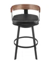 Armen Living Lacey 26in Swivel Counter Stool