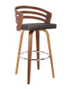 Armen Living Jayden 26in Swivel Counter Height Barstool