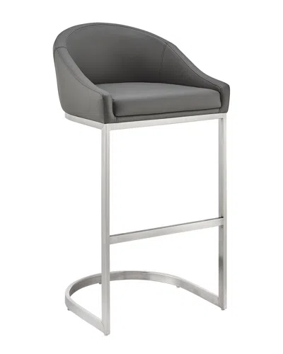 Armen Living Katherine 26in Counter Stool In Gray