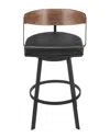 Armen Living Lacey 26in Swivel Counter Stool