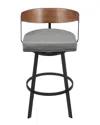 Armen Living Lacey 26in Swivel Counter Stool