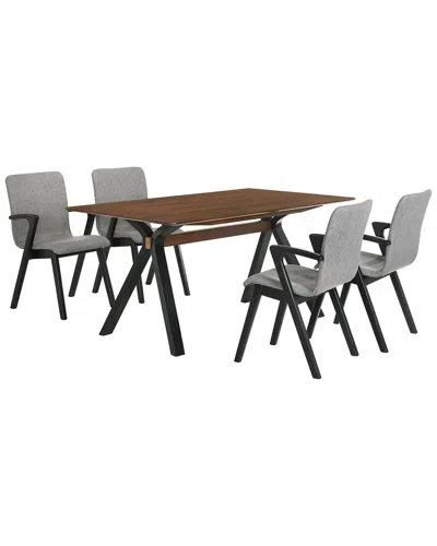 ARMEN LIVING ARMEN LIVING LAREDO AND VARDE 5PC RECTANGULAR DINING SET