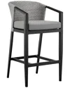 ARMEN LIVING ARMEN LIVING PALMA OUTDOOR PATIO COUNTER HEIGHT BAR STOOL