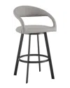 Armen Living Ramona 26in Swivel Counter Stool