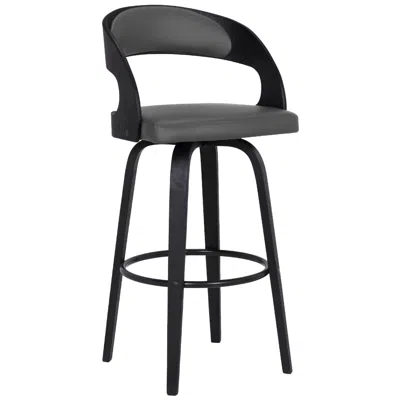 Armen Living Shelly 30 Bar Height Bar Stool In Gold
