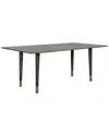 Armen Living Turin Rustic 2pc Set In Black