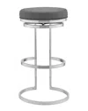 Armen Living Vander 30in Swivel Bar Stool In Gray
