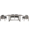 Armen Living Vivid Outdoor Patio 5pc Dining Set