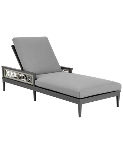 ARMEN LIVING ARMEN LIVING ZELLA OUTDOOR PATIO CHAISE LOUNGE CHAIR