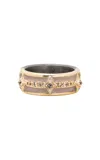 Armenta 14k Rose Gold And Sterling Silver Morganite Ring In Nude