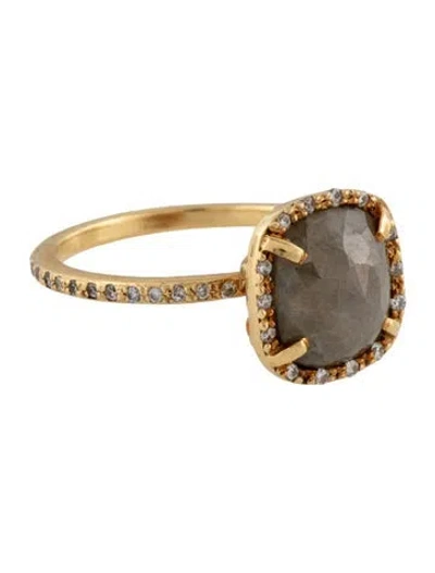 Pre-owned Armenta 18k Diamond Cocktail Ring In Multicolor