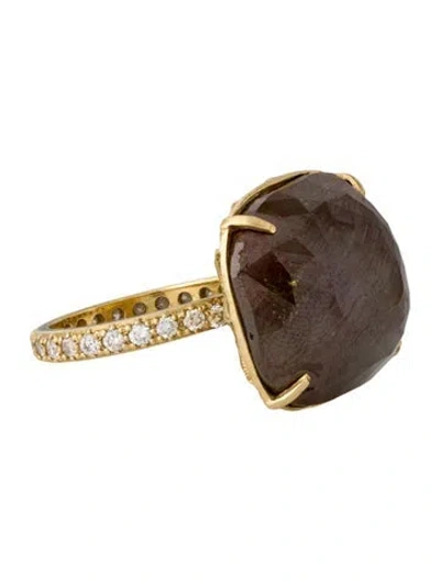 Pre-owned Armenta 18k Diamond Sueno Cocktail Ring In Multi