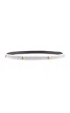 Armenta 18k Gold Sterling Silver And White Enamel Bangle In White