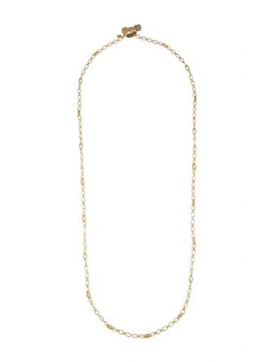 Pre-owned Armenta 18k Opal & Diamond Sueno Toggle Necklace, 32" In Multi