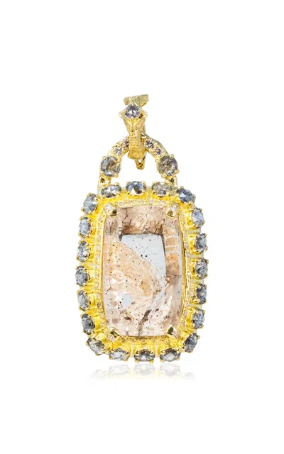 Armenta 18k Yellow Gold; Diamond And Quartz Necklace