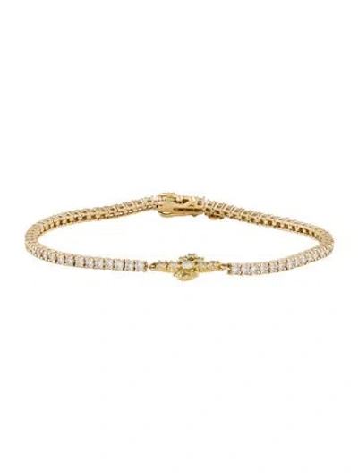 Pre-owned Armenta 2.69ct Diamond Tennis Bracelet, 6.75" In Multi
