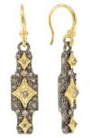 Armenta Crivelle Champagne Diamond Drop Earrings