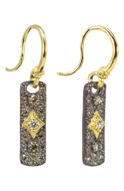 Armenta Crivelle Diamond Drop Earrings In Silver/gold