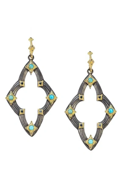 Armenta Crivelle Turquoise Drop Earrings In Blue