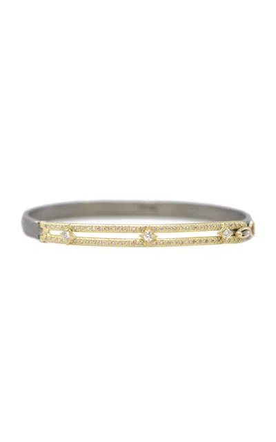 Armenta Crivelli 18k Yellow Gold; Sterling Silver Diamond Bracelet