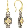 Armenta Crivelli Champagne Diamond Drop Earrings In Multi