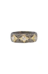Armenta Crivielle Diamond Band Ring In Silver/gold