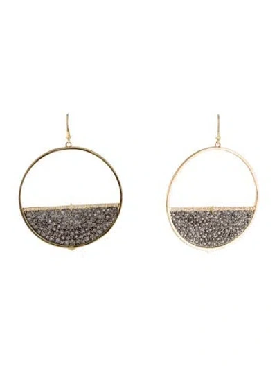 Pre-owned Armenta Diamond Disc Earrings In Multi