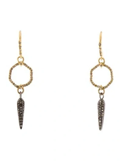 Pre-owned Armenta Diamond Drop Earrings In Multi