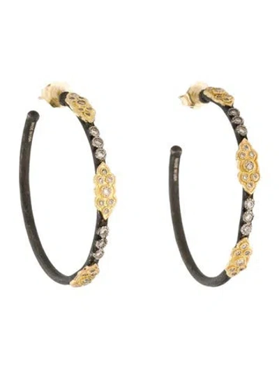 Pre-owned Armenta Diamond Hoop Earrings In Multi