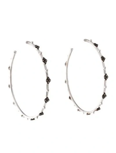 Pre-owned Armenta Diamond Hoop Earrings In Multi
