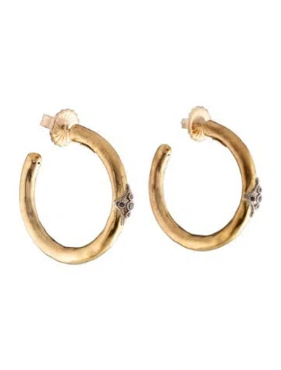 Pre-owned Armenta Diamond Hoop Earrings In Multi