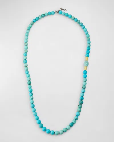 Armenta Large Turquoise Beaded Necklace, 34"l In Blue